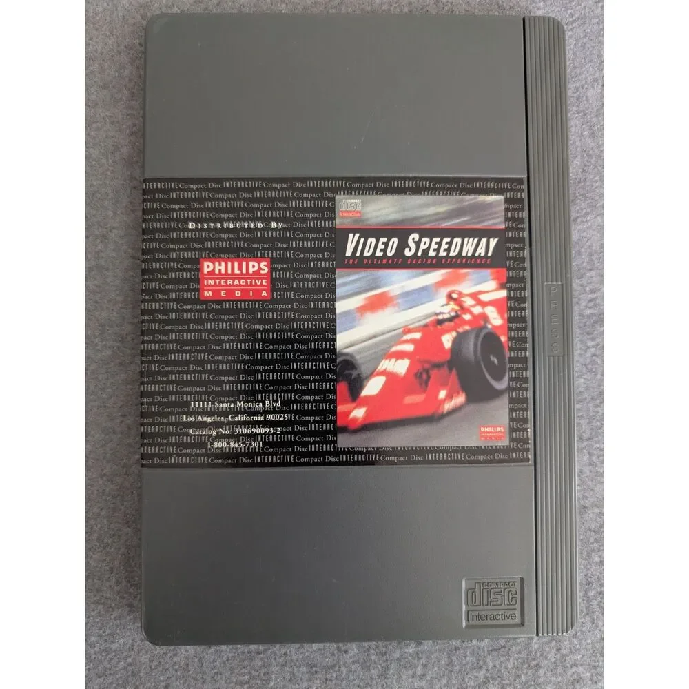 Video Speedway Philips CD-i (1992) CIB Complete w/ Sleeve - Retro Racing Game